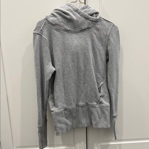 Fox Size Small Gray Hooded Sweatshirt